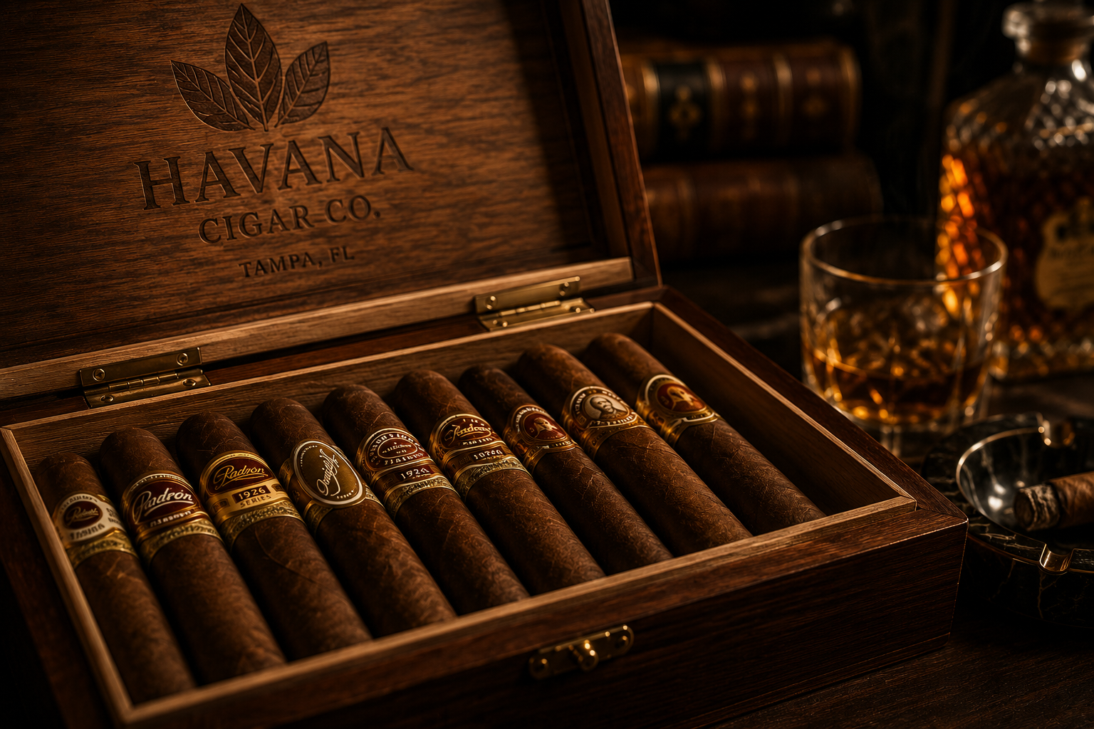 Premium cigar box